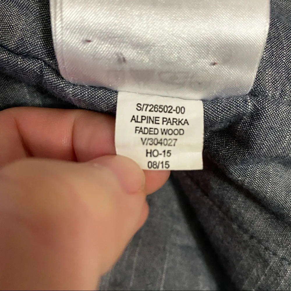 Banana Republic Alpine Parka Coat faded Wood - Picture 9 of 9